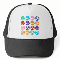 45 RPM Record Adapter Pop Art Mesh Hat