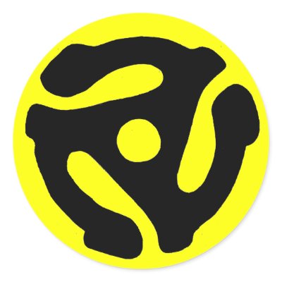 45 RPM Record Insert Sticker by jduncan29