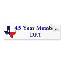 45 Yr Member Bumper Stickers