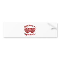 45th. Anniversary Bumper Sticker