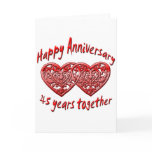45th. Anniversary Cards