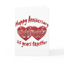 45th. Anniversary Cards