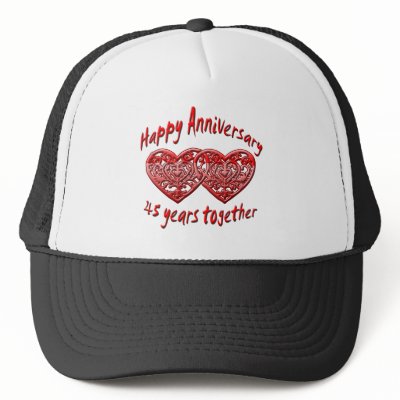 45th. Anniversary Hats by cheriverymery