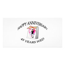 45th. ANNIVERSARY Picture Card