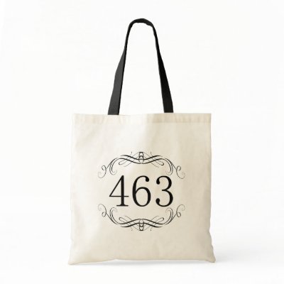 463 Area Code Canvas Bags by AreaCodes
