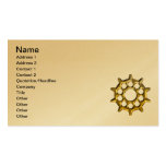 4677__gold-gear GOLDEN GOLD GEARS METALLIC Business Card Template