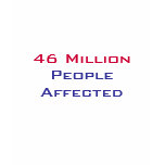 46 Million People Affected t-shirts