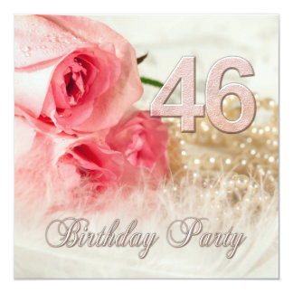 46th Birthday Invitations &amp; Announcements | Zazzle