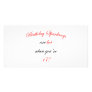 47 Birthday Spanking Custom Photo Card