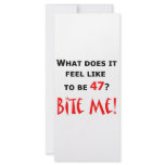 47 Bite Me! Personalized Rack Card