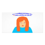 47 bites me in the ass custom photo card