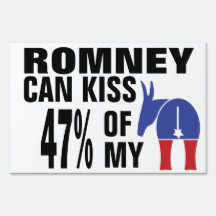 47% of my Democratic... Lawn Signs