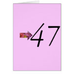 47th Birthday Cards