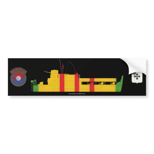 47th Infantry VSM Ribbon ATC Bumper Sticker bumpersticker