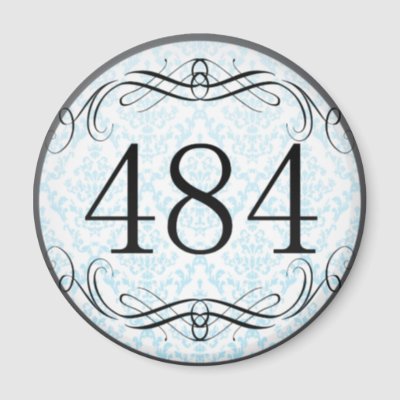 484 Area Code Fridge Magnets by AreaCodes