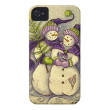 4882 Snowmen Christmas iPhone 4 Covers