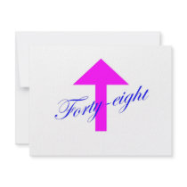 48 Arrow invitations
