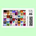 48 Hearts on a stamp by elisaemme 48 Hearts on a stamp