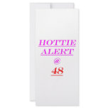 48 Hottie Alert Full Color Rack Card