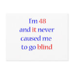 48 never gone blind postcards
