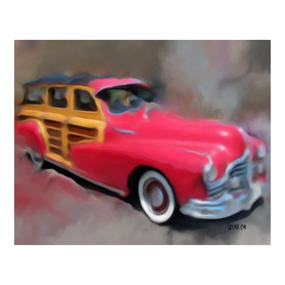 48' Pontiac Woodie Posters by ezcat1