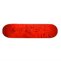48b RED ROSES FLOWERS BACKGROUNDS PATTERNS TEXTURE Skate Board Deck