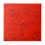 48b RED ROSES FLOWERS BACKGROUNDS PATTERNS TEXTURE Tiles