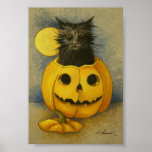 4919 Black Magic Kitty Art Print