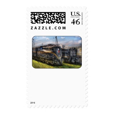 4919 - Pennsylvania Railroad electric locomotive Postage by suburbanscenes
