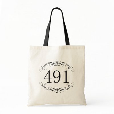 491 Area Code Tote Bags by AreaCodes