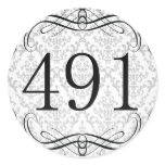 491 Area Code Sticker