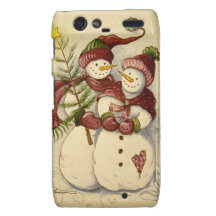 4924 Snowmen Christmas Droid RAZR Case