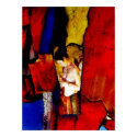 $49.75 Painted Girl Print Abstract Modern Nude print