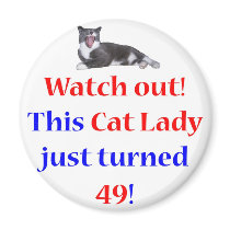 49 Cat Lady Magnets