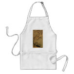 4. 秋塘群雀図, 若冲 Flock of Sparrows, Jakuchū Apron