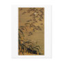4. 秋塘群雀図, 若冲 Flock of Sparrows, Jakuchū Postcards