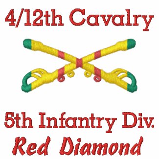 4/12th Cavalry 5th Inf. Div. Crossed Sabers Shirt