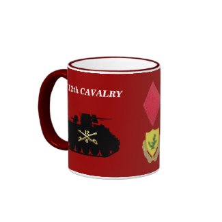 4/12th Cavalry M113 ACAV Track Mug mug