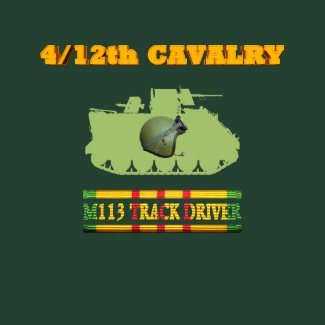 4/12th Cavalry M113 Track Driver Shirt shirt