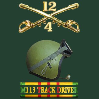 4/12th Cavalry M113 Track Driver Shirt shirt