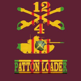 4/12th Cavalry M48A3 Patton Loader Shirt zazzle_shirt