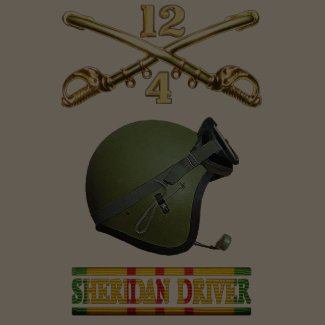 4/12th Cavalry M551 Sheridan Driver Shirt shirt
