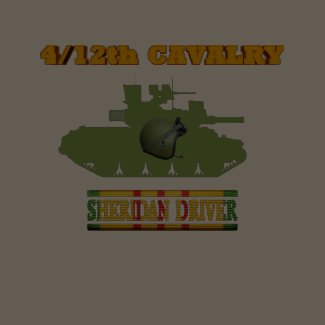 4/12th Cavalry M551 Sheridan Driver Shirt shirt