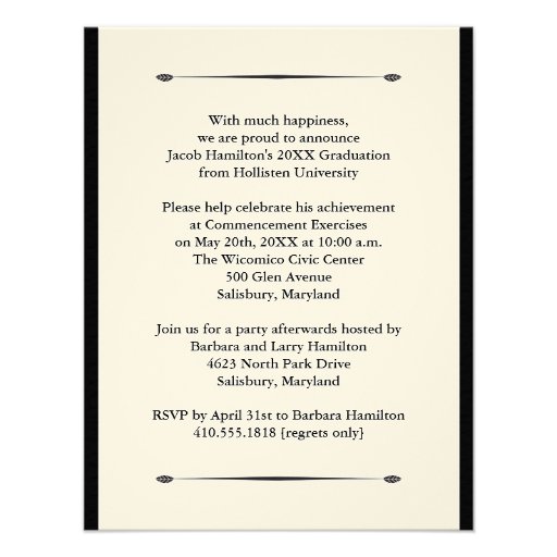 4.25" x 5.5" Photo Graduations Announcements