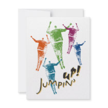 4.25x5.5 Jumpin" Up! Invitation