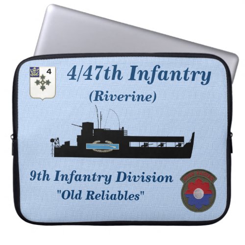 4/47th Infantry ATC & CIB Electronics Sleeve electronicsbag