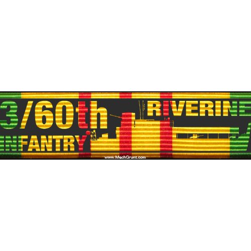 4/47th Riverine Infantry ATC Ribbon Sticker zazzle_bumpersticker