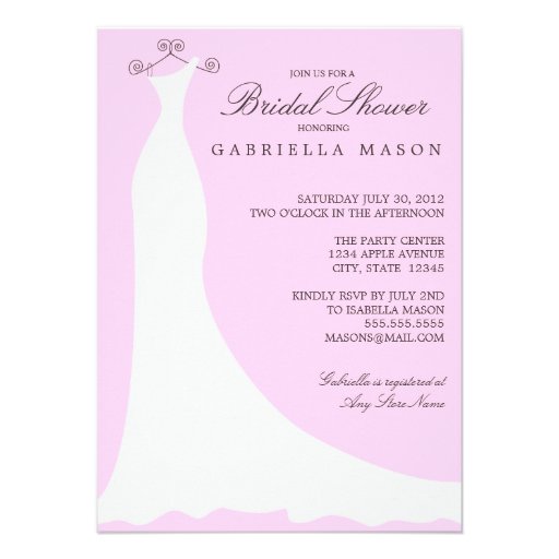 4.5 x 6.25 Cotton Candy | Bridal Shower Invite