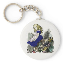 $4.95 Curious Alice ~ Key Chain