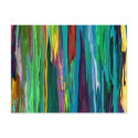 $4.95 Stripesa Postcard Modern Retro Paint Mix Fun postcard
